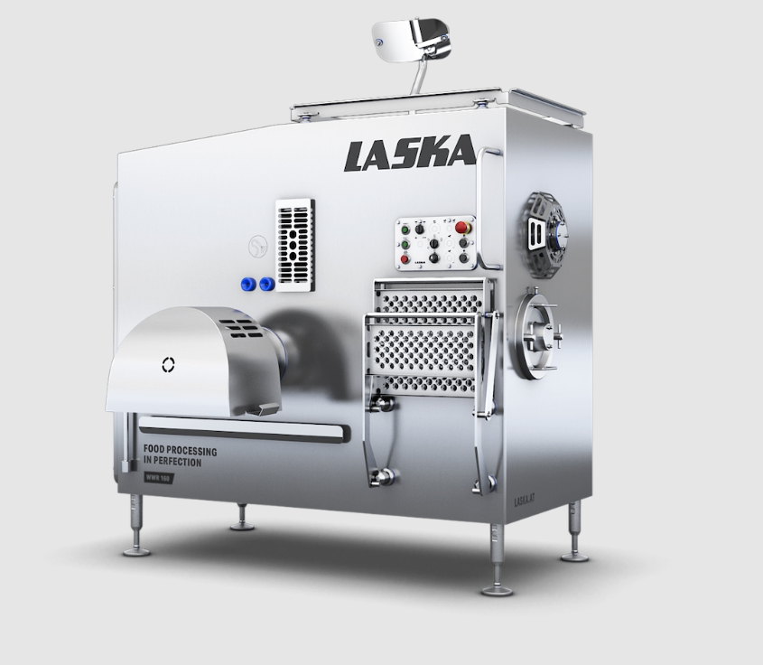 HACHOIR LASKA POUR VIANDE FRAICHE ET CONGELEE AVEC PRE-MELANGE TYPE WWR 160-H